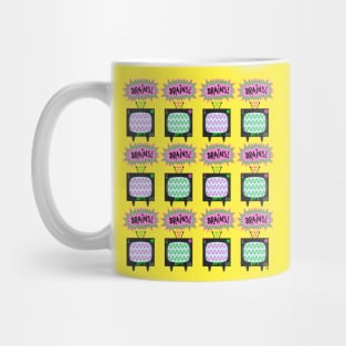 Zombie TV Multi Pattern Mug